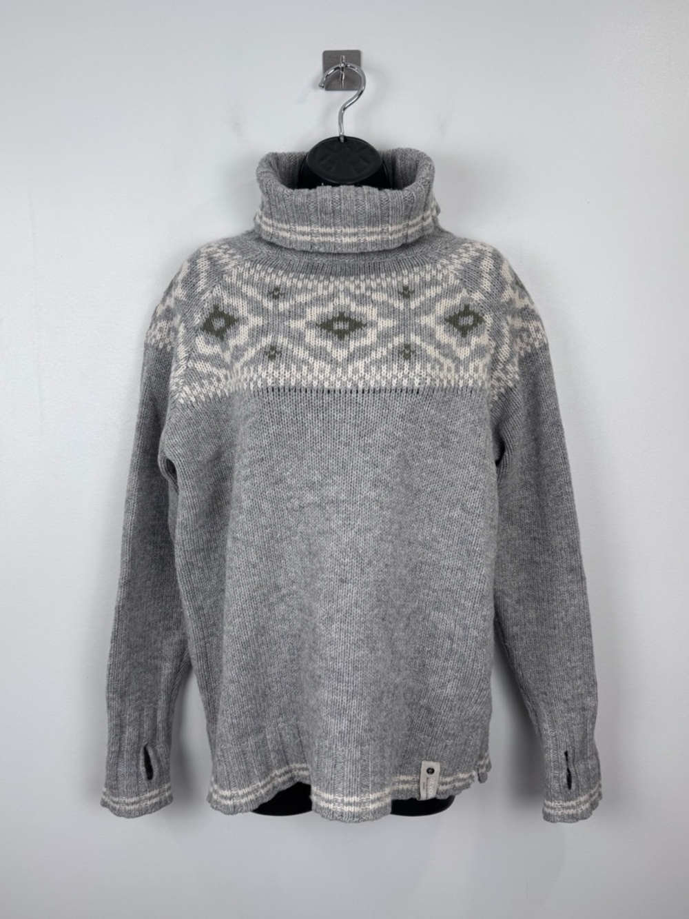 Devold Women Ona Round Wool Sweater Size Medium